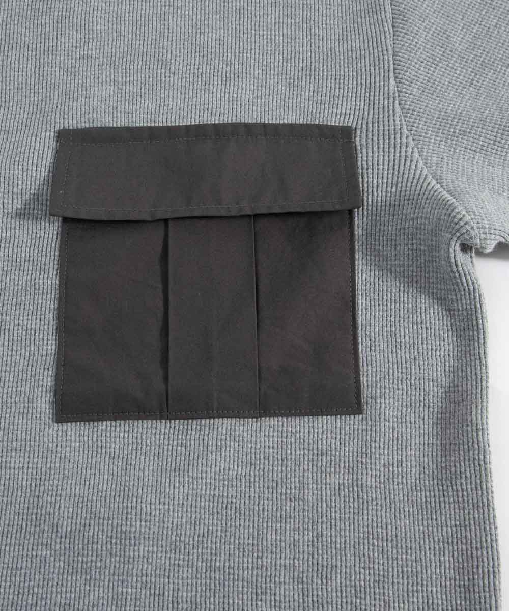 ワッフル半袖Tシャツ【コットン100%】