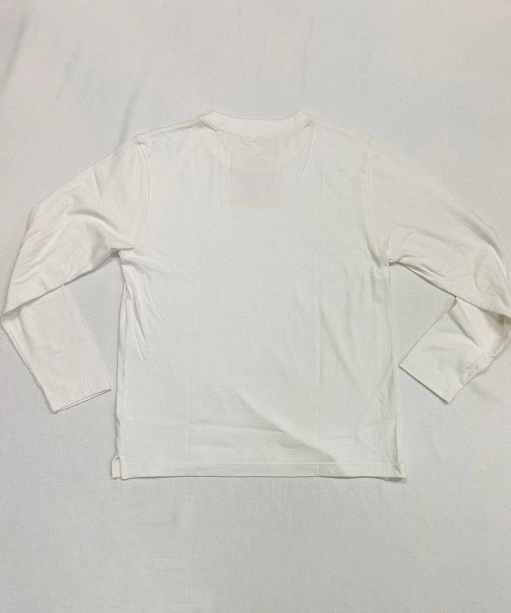 モイスト 吊り天竺裏微起毛 長袖Tシャツ【吊り編み天竺】【メンズ】
