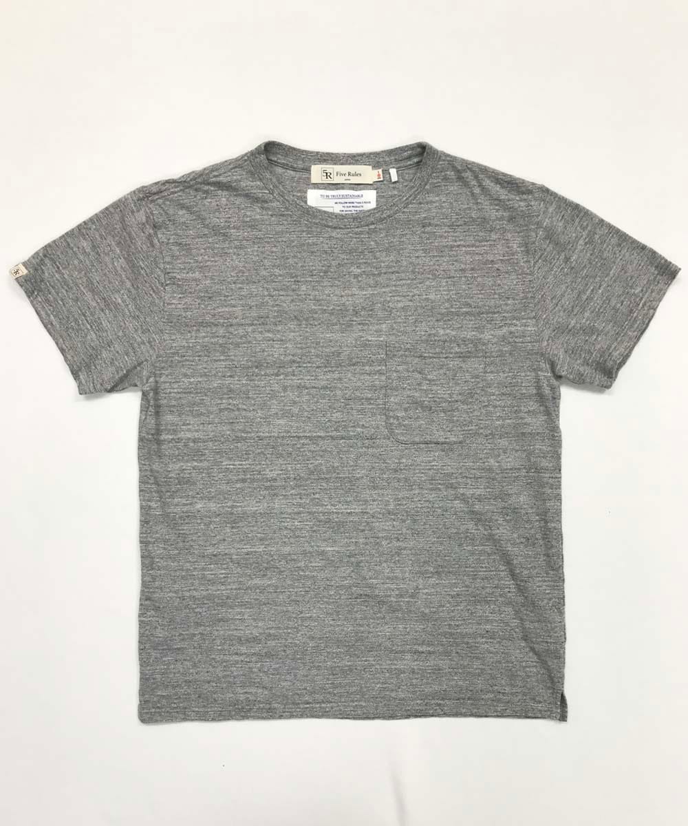 ポケット付Tシャツ【スラブ天竺】【コットン100%】
