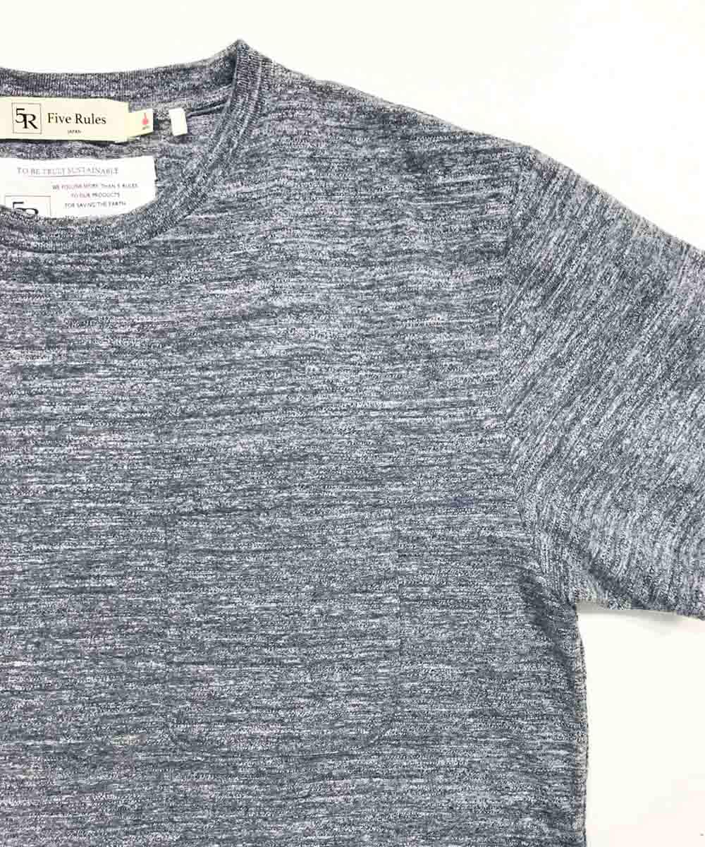 ポケット付Tシャツ【スラブ天竺】【コットン100%】