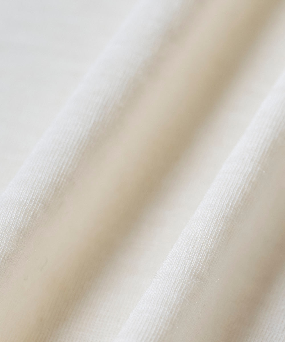 モイストショート丈長袖Tシャツ【天竺】