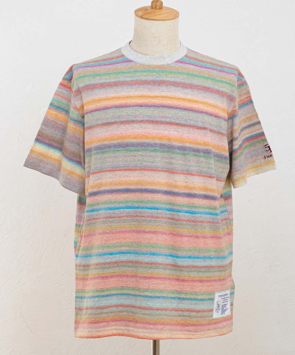 ふしぎヤーン吊編み半袖Tシャツ【コットン100%】