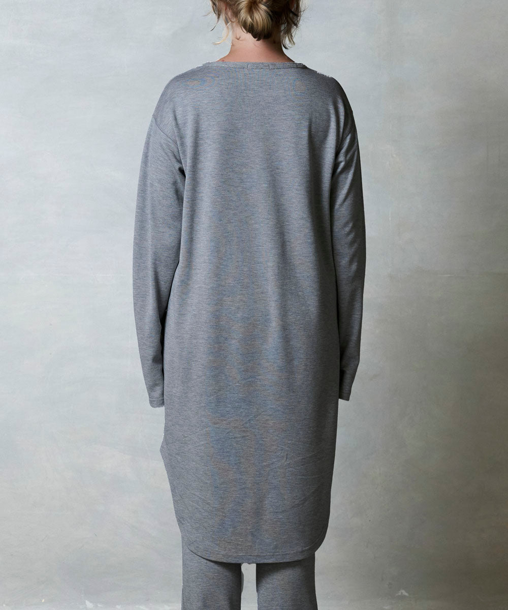 モイストチュニック丈長袖Tシャツ【ポンチ】