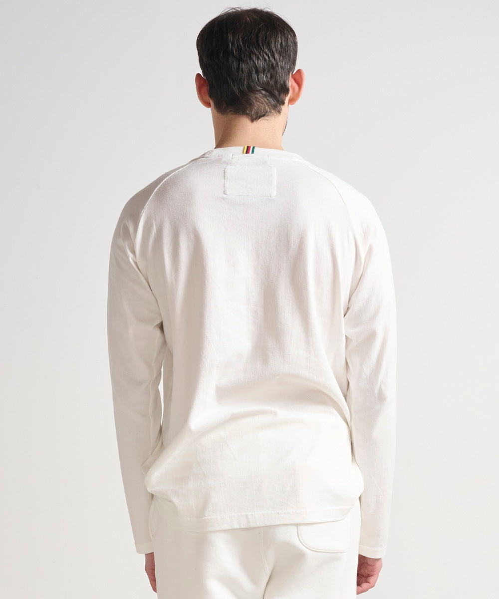 ラグラン長袖Tシャツ【吊編み天竺】【コットン100%】