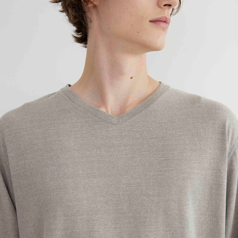 モイスト ソフトVネックTシャツ(メンズ)