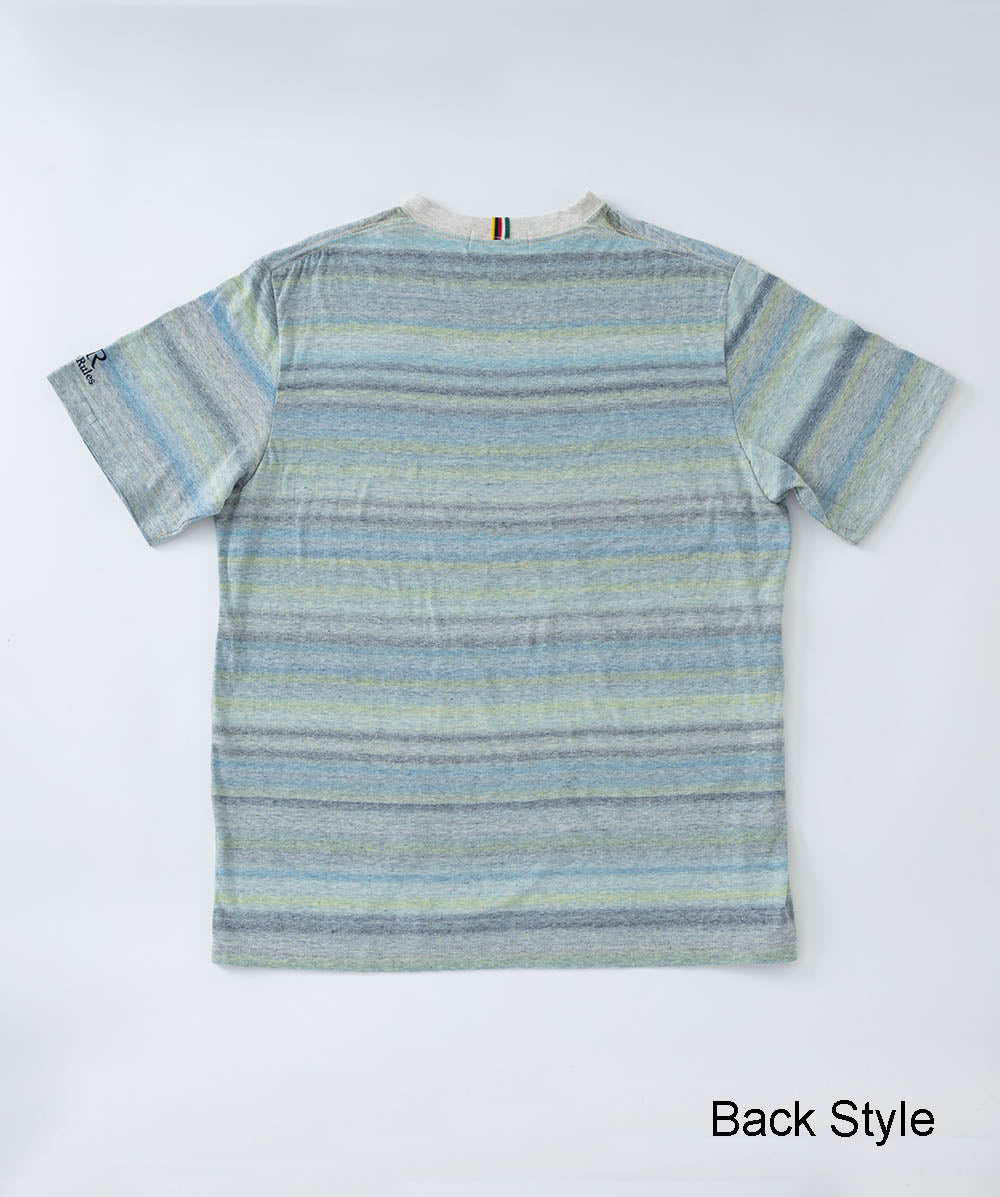 ふしぎヤーン吊編み半袖Tシャツ【コットン100%】