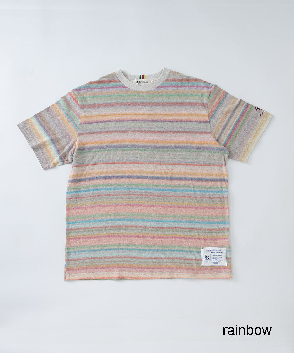 ふしぎヤーン吊編み半袖Tシャツ【コットン100%】