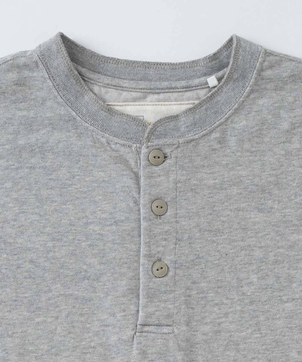 モイスト ヘンリーネック半袖Tシャツ【メンズ】