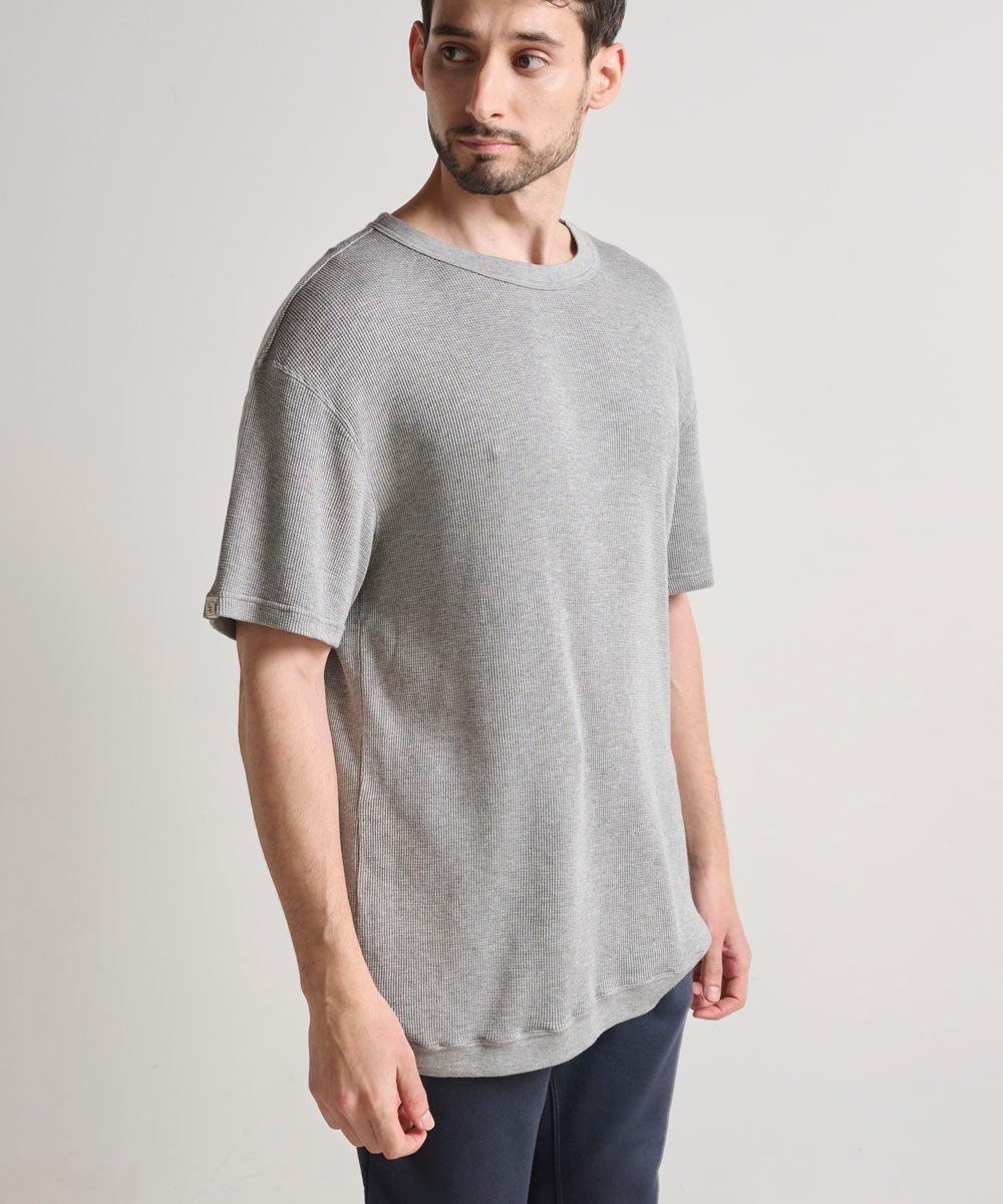 モイストワッフルTシャツ【ワッフル】【メンズ】