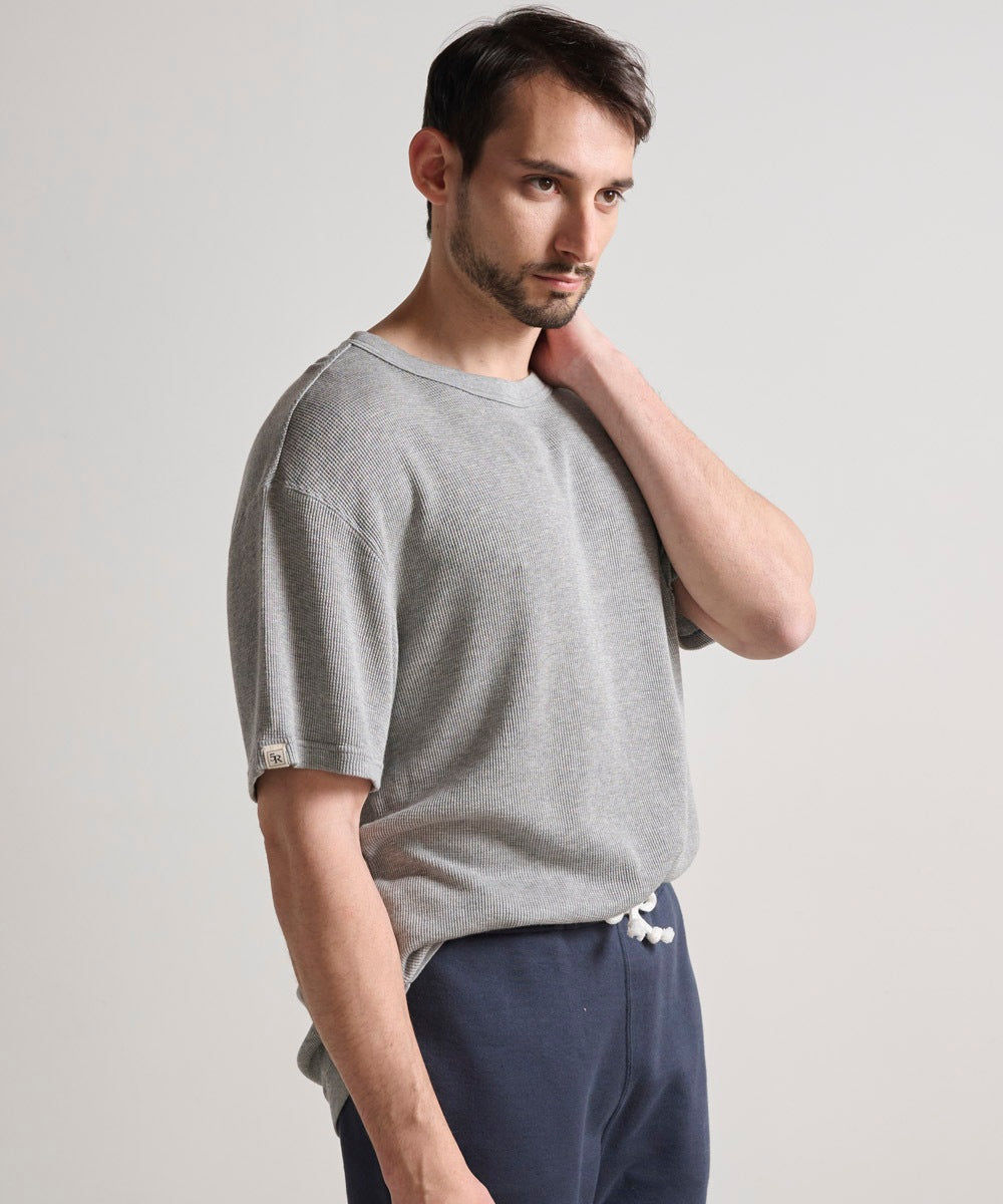 モイストワッフルＴシャツ【ワッフル】【メンズ】