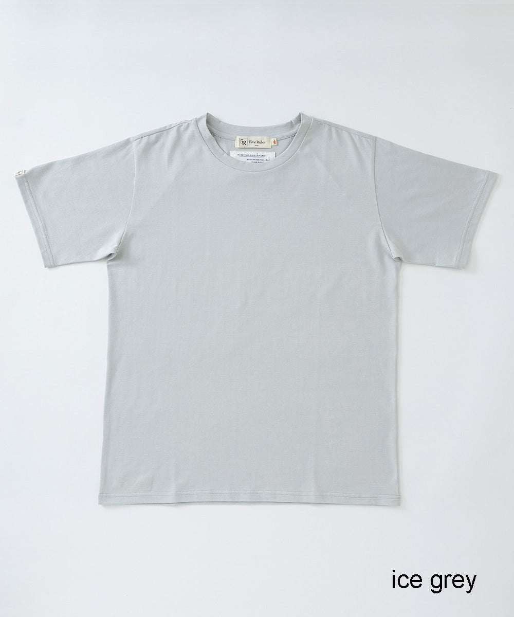 きれいめスプリットラグラン半袖Tシャツ【コットン100%】