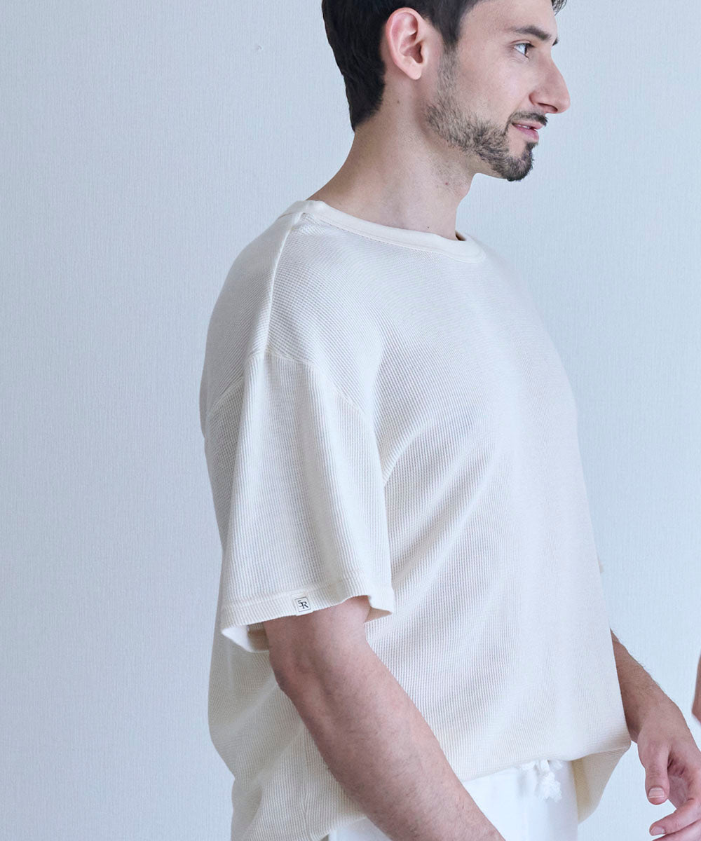 モイストワッフルＴシャツ【ワッフル】【メンズ】