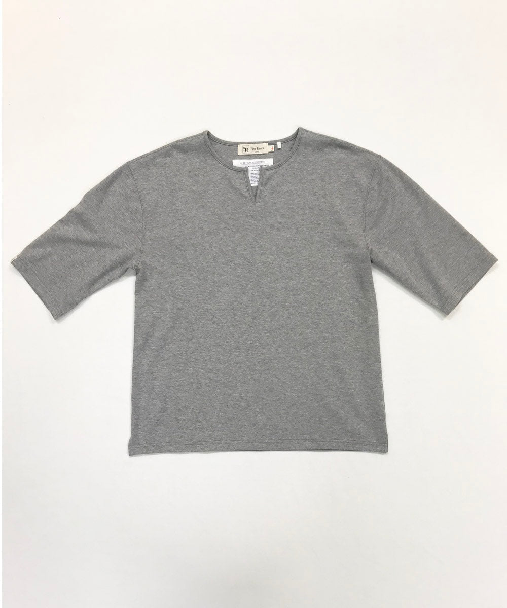 スキッパーＴシャツ【ポンチ】【コットン100%】
