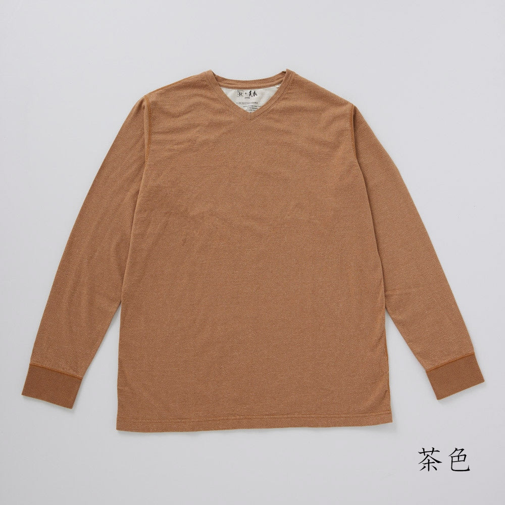 モイスト ソフトVネックTシャツ(メンズ)