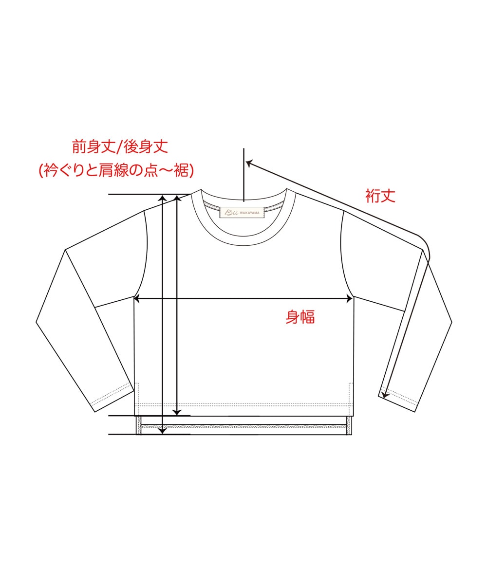 モイスト長袖プルオーバー【天竺】