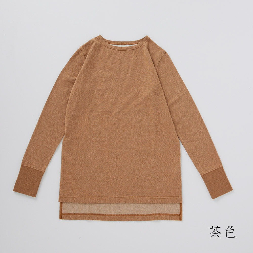 モイスト ソフトボートネックTシャツ(レディース)