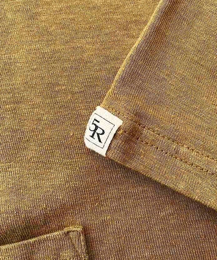 ヘンプ吊り編み半袖Tシャツ【ヘンプ58%コットン42%】