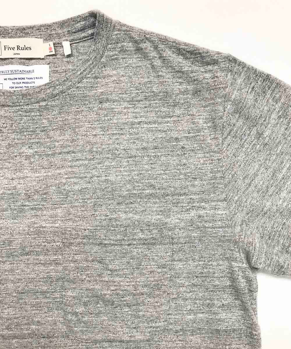 ポケット付Ｔシャツ【スラブ天竺】【コットン100%】
