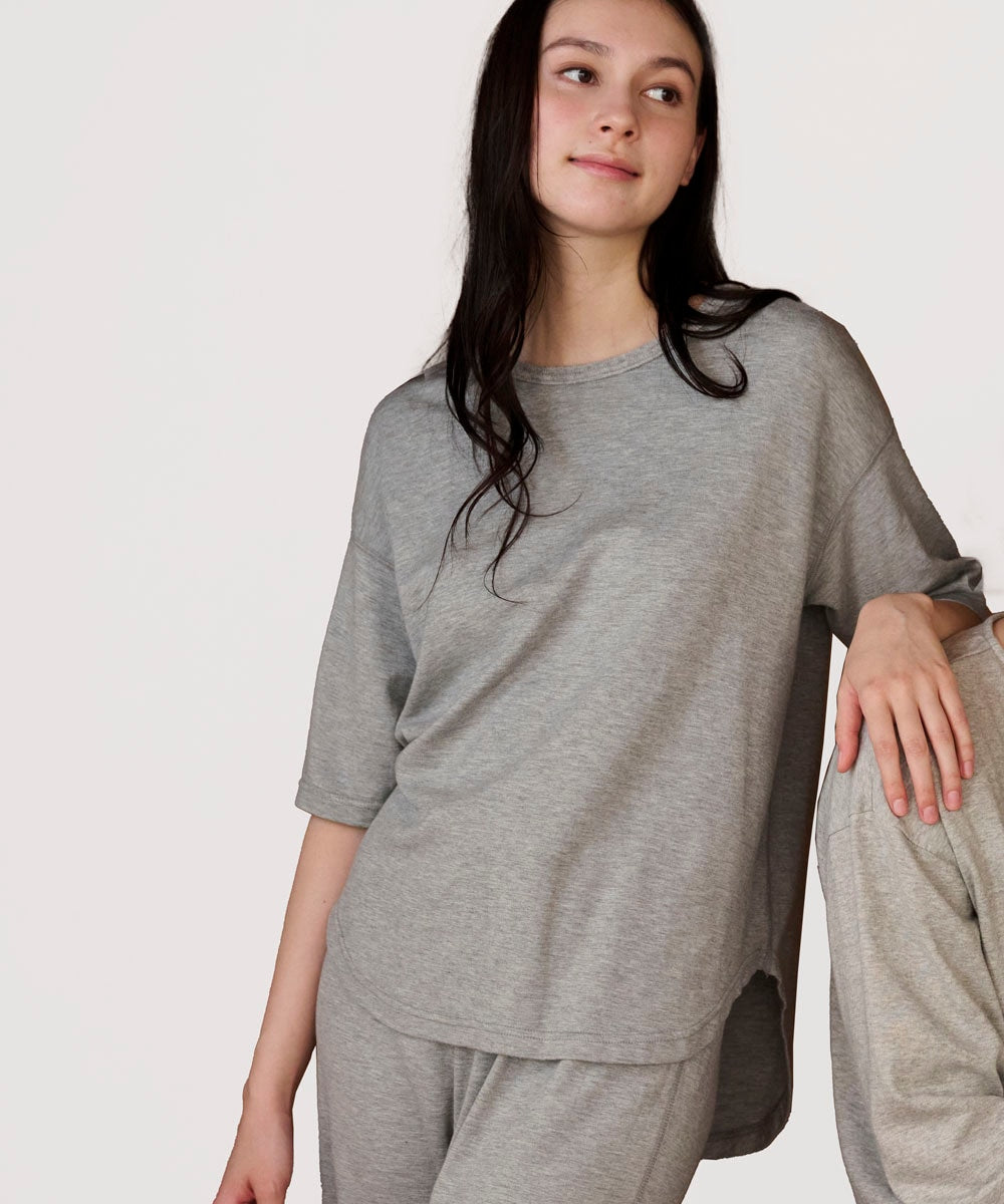 モイストポンチ五分袖Tシャツ【ポンチ】