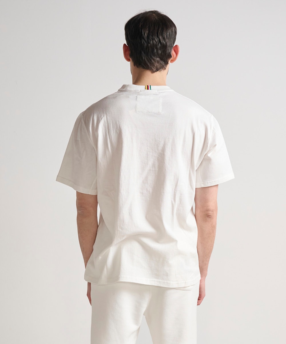 吊編み半袖Tシャツ【コットン100%】