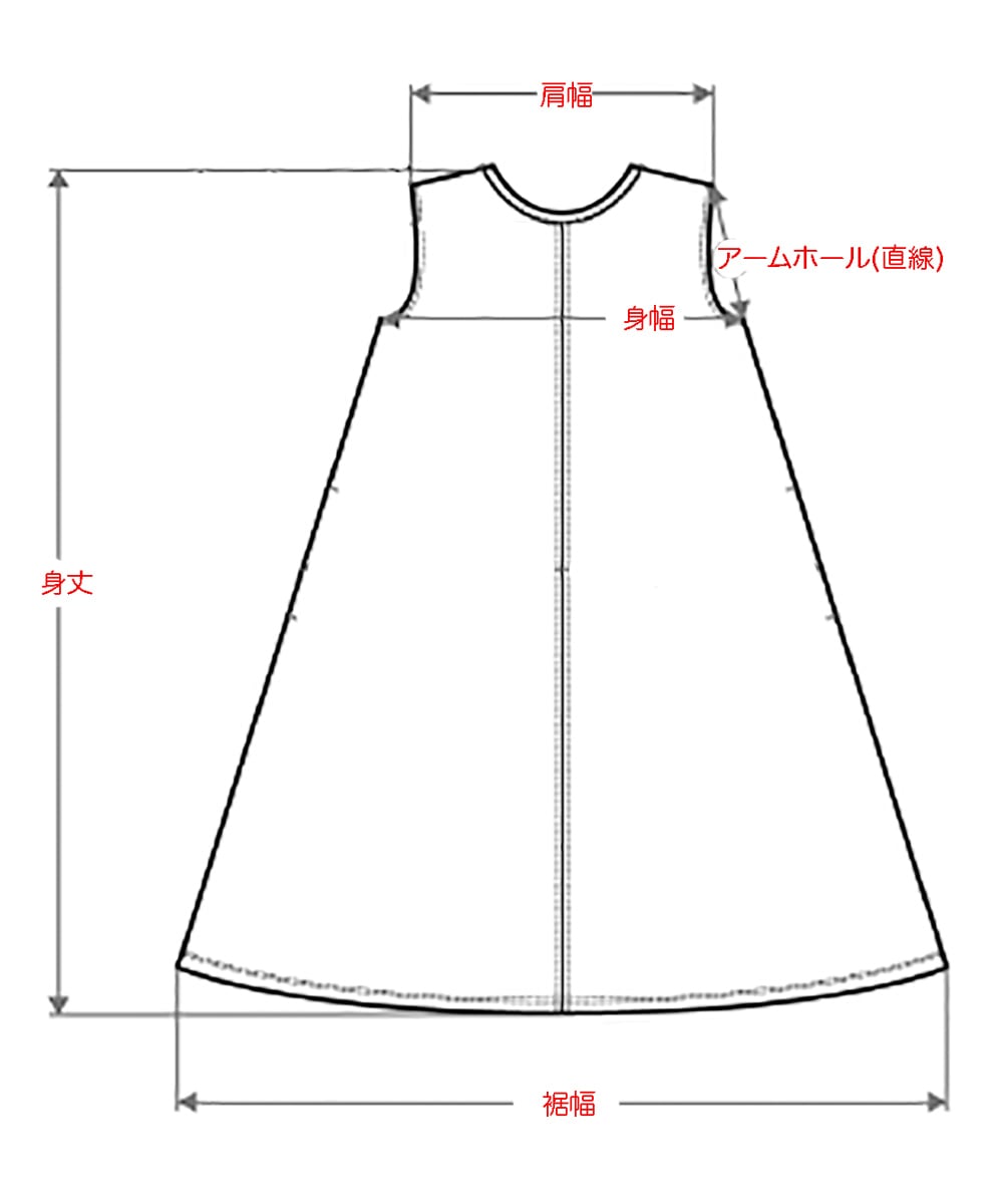モイスト ノースリーブ ワンピース【レディース】