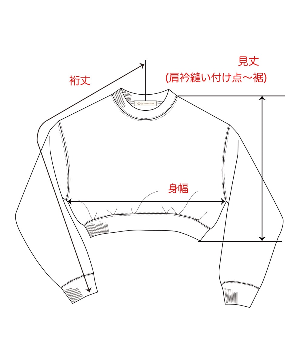 高園さんコラボモイストショート丈スウェット【表アルパカ裏毛】