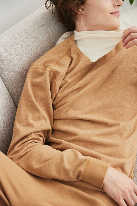 モイスト ソフトVネックTシャツ(メンズ)