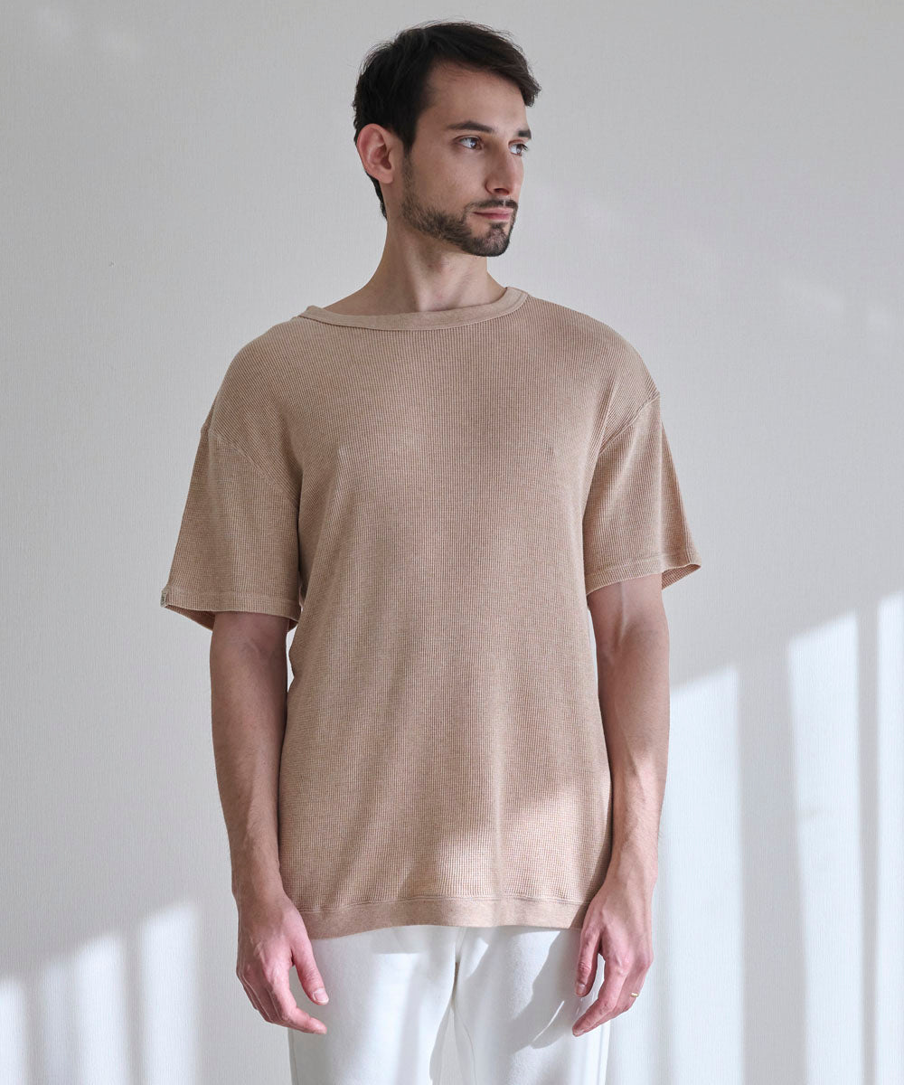 モイストワッフルＴシャツ【ワッフル】【メンズ】