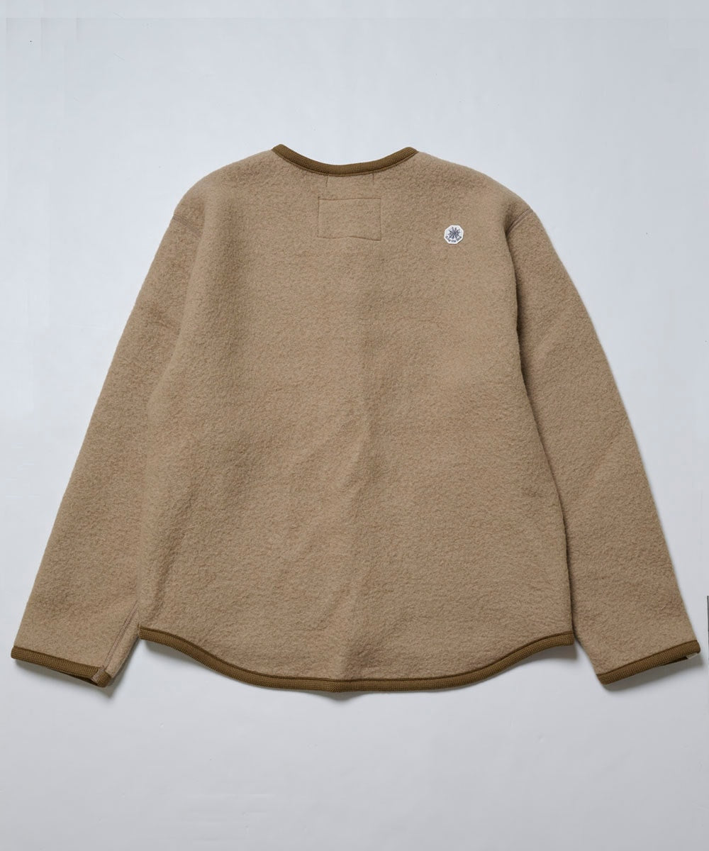 WOOLナッピングジャケット【ナッピング表起毛裏毛】