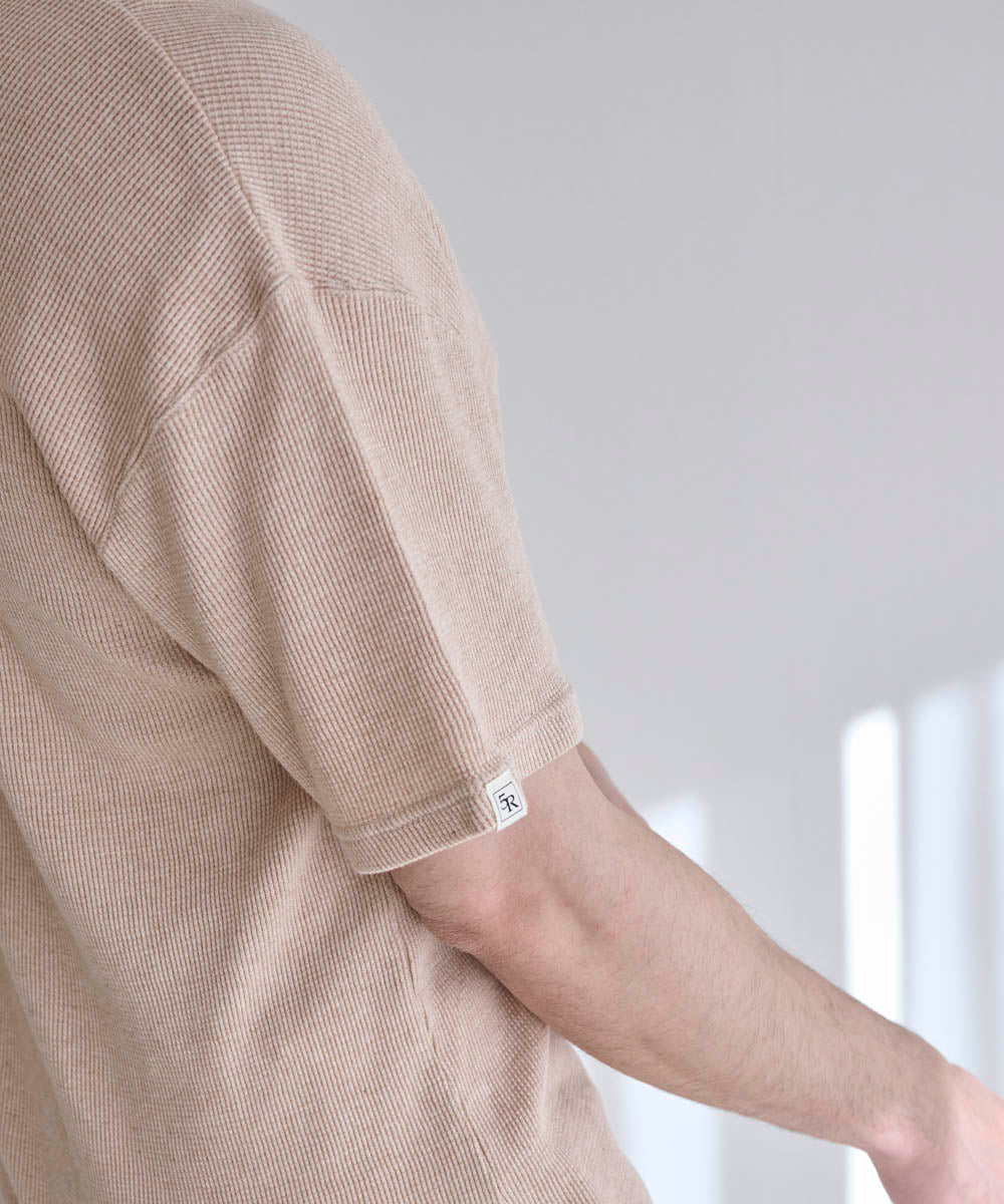 モイストワッフルＴシャツ【ワッフル】【メンズ】