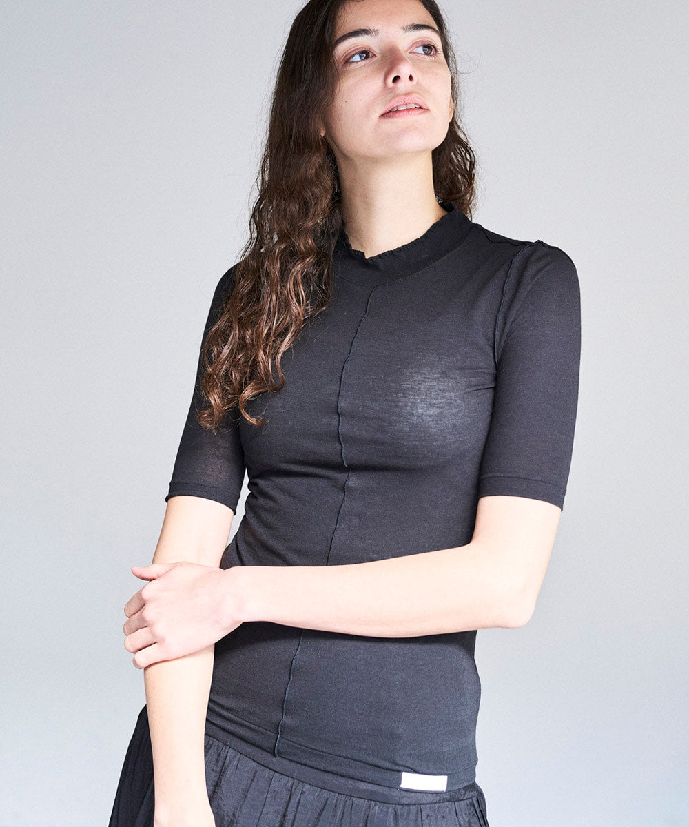 モイスト五分袖Tシャツ【スキップSZ天竺】