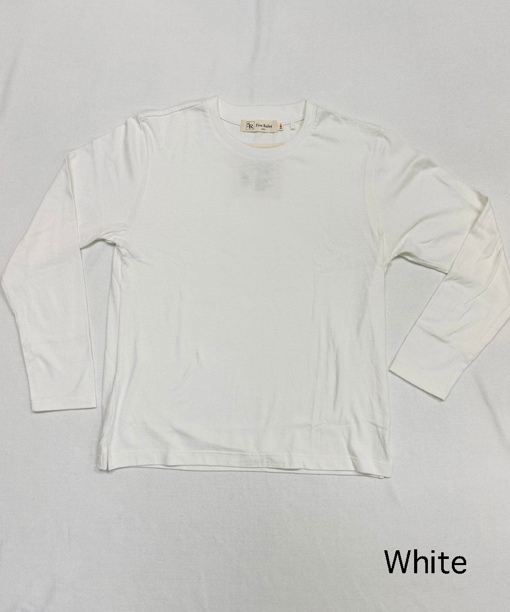 モイスト 吊り天竺裏微起毛 長袖Tシャツ【吊り編み天竺】【メンズ】
