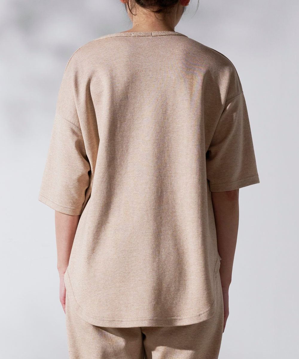 モイストポンチ五分袖Tシャツ【ポンチ】